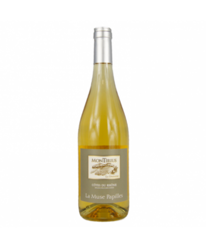 Côtes du rhône la muse papilles blanc montirius