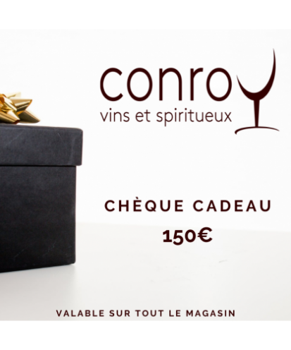 Bon cadeau 150 euros