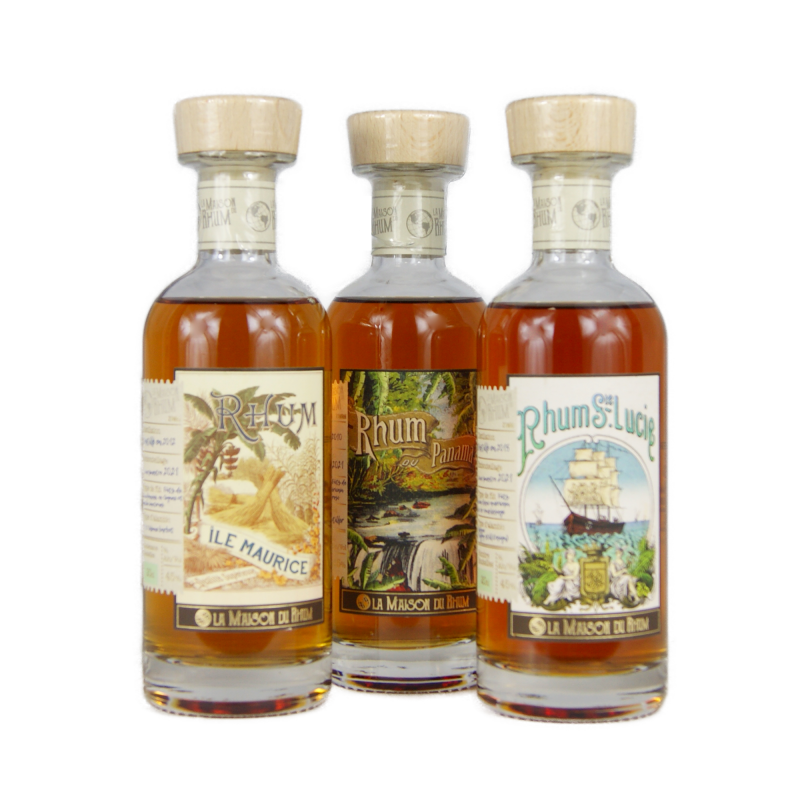 LA MAISON DU RHUM Coffret Découverte 3 x 20cl - Christian de