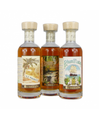 Rhum - coffret maison du rhum 3 x 20cl