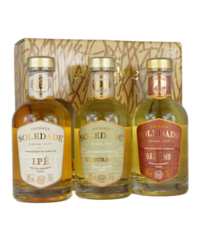 Cachaça - tri pack cachaça soledade