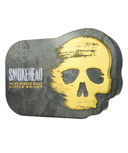 Whisky - coffret tête de mort smokehead
