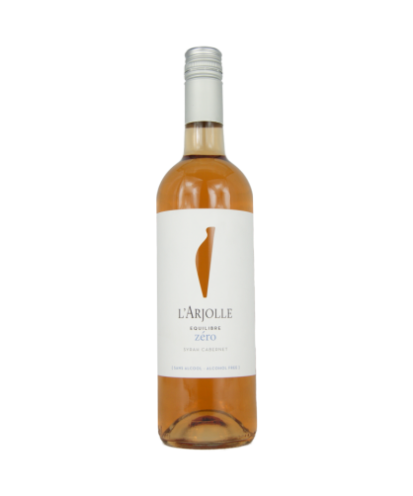Equilibre zéro rosé sans alcool domaine de l'arjolle
