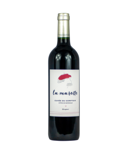 Côtes de bordeaux la marotte - merlot/cab. franc vin rouge