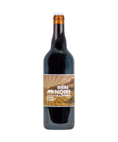 Noire à l'avoine brasserie du giffre 33cl