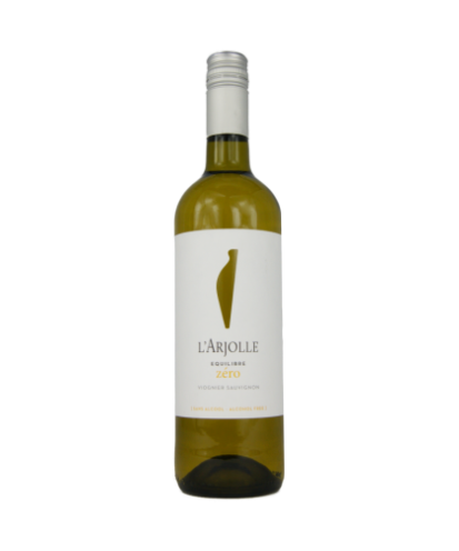 Equilibre zéro blanc sans alcool domaine de l'arjolle