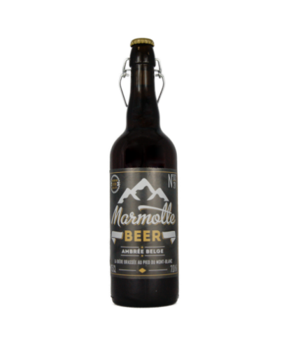 Ambrée belge marmotte beer 75cl