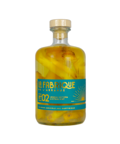 N°02 ananas et citron vert la fabrique 70cl