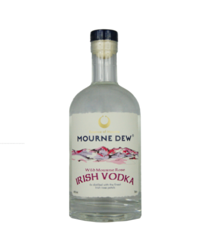 Vodka rose mourne dew 70cl
